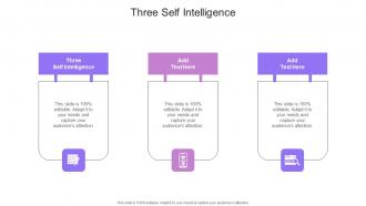 Three Self Intelligence In Powerpoint And Google Slides Cpb
