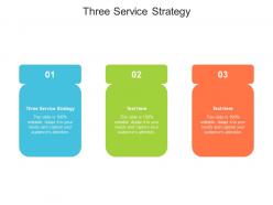Three service strategy ppt powerpoint presentation pictures guide cpb
