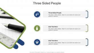 Three Sided People In Powerpoint And Google Slides Cpb