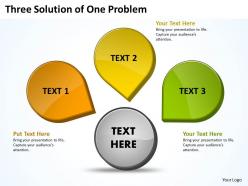 Three solution of one problem 9