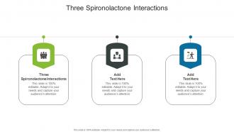 Three Spironolactone Interactions In Powerpoint And Google Slides Cpb