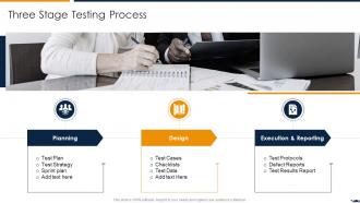 Three Stage Testing Process Project Quality Assurance Using Agile Methodology IT
