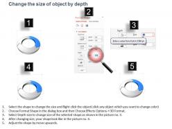 Three staged cycle process diagram powerpoint template slide
