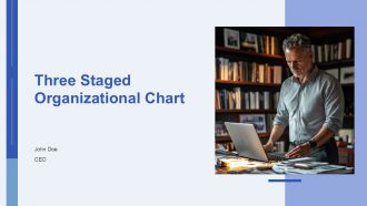 Three Staged Organizational Chart PPT Guidelines AT