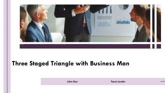 Three Staged Triangle With Business Man PPT Guidelines AT