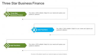Three Star Business Finance In Powerpoint And Google Slides Cpb