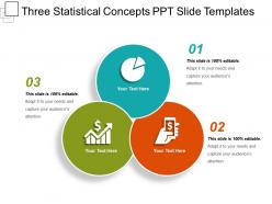 Three statistical concepts ppt slide templates