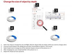 Three step process editable powerpoint template slide