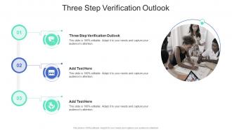 Three Step Verification Outlook In Powerpoint And Google Slides Cpb