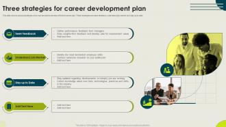 Three Strategies For Career Development Plan