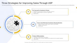 Three Strategies For Improving Sales Through USP