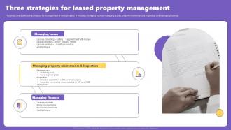 Three Strategies For Leased Property Management