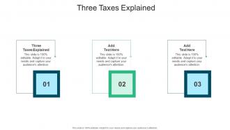 Three Taxes Explained In Powerpoint And Google Slides Cpb