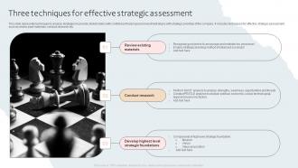 Three Techniques For Effective Strategic Assessment