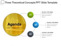Three theoretical concepts ppt slide template