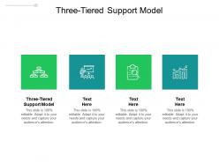 Three tiered support model ppt powerpoint presentation layouts graphics template cpb