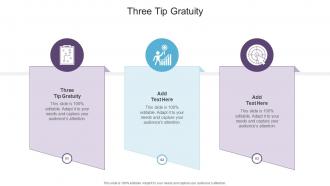 Three Tip Gratuity In Powerpoint And Google Slides Cpb