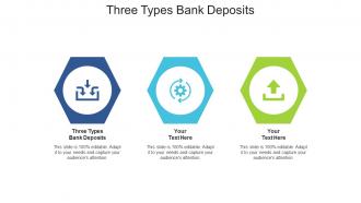 Three types bank deposits ppt powerpoint presentation pictures ideas cpb
