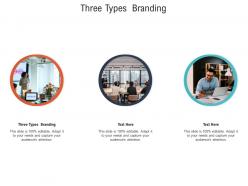 Three types branding ppt powerpoint presentation show layout cpb