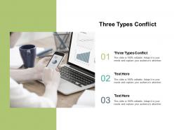 Three types conflict ppt powerpoint presentation gallery background images cpb