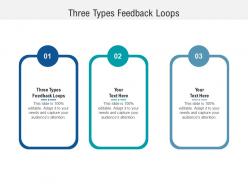 Three types feedback loops ppt powerpoint presentation infographics inspiration cpb