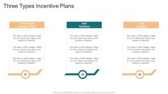 Three Types Incentive Plans In Powerpoint And Google Slides Cpb