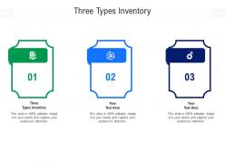 Three types inventory ppt powerpoint presentation backgrounds cpb