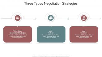 Three Types Negotiation Strategies In Powerpoint And Google Slides Cpb