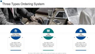 Three Types Ordering System In Powerpoint And Google Slides Cpb