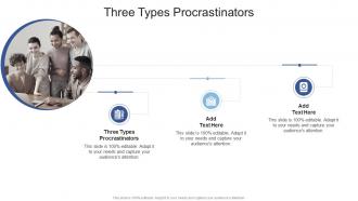 Three Types Procrastinators In Powerpoint And Google Slides Cpb