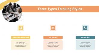 Three Types Thinking Styles In Powerpoint And Google Slides Cpb