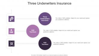 Three Underwriters Insurance In Powerpoint And Google Slides Cpb