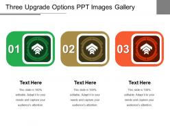 Three upgrade options ppt images gallery