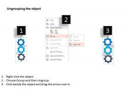 47161158 style variety 1 gears 3 piece powerpoint presentation diagram infographic slide