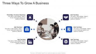 Three Ways Grow Business In Powerpoint And Google Slides Cpb