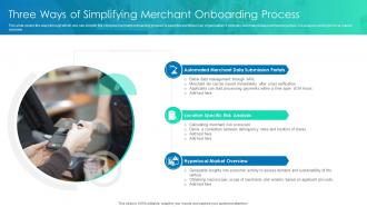 Three Ways Of Simplifying Merchant Onboarding Process