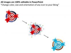 71001919 style circular bulls-eye 1 piece powerpoint template diagram graphic slide