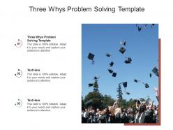 Three whys problem solving template ppt powerpoint presentation gallery infographics cpb