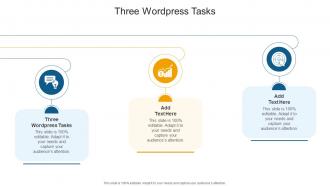Three Wordpress Tasks In Powerpoint And Google Slides Cpb