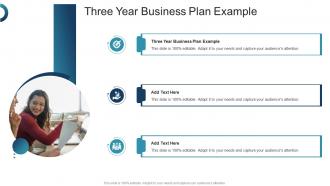 Three Year Business Plan Example In Powerpoint And Google Slides Cpb