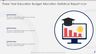 Three Year Education Budget Allocation Statistical Report Icon
