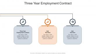 Three Year Employment Contract In Powerpoint And Google Slides Cpb