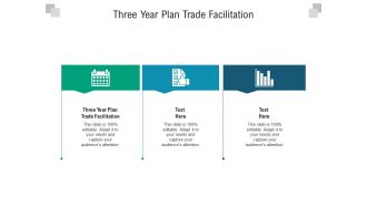 Three year plan trade facilitation ppt powerpoint presentation infographic template topics cpb