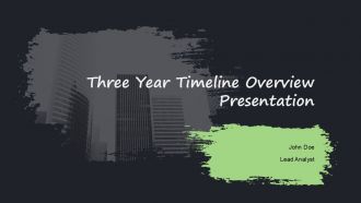 Three Year Timeline Overview Presentation PPT Outline ACP