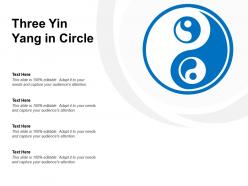 Three Yin Yang In Circle