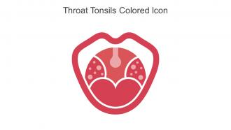 Throat Tonsils Colored Icon In Powerpoint Pptx Png And Editable Eps Format