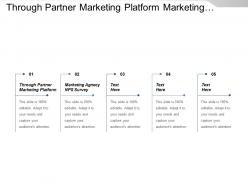Through partner marketing platform marketing agency nps survey cpb