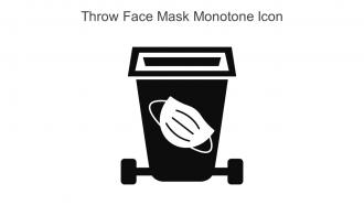 Throw Face Mask Monotone Icon In Powerpoint Pptx Png And Editable Eps Format
