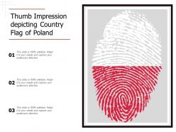Thumb impression depicting country flag of poland