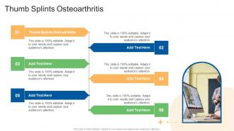 Thumb Splints Osteoarthritis In Powerpoint And Google Slides Cpb
